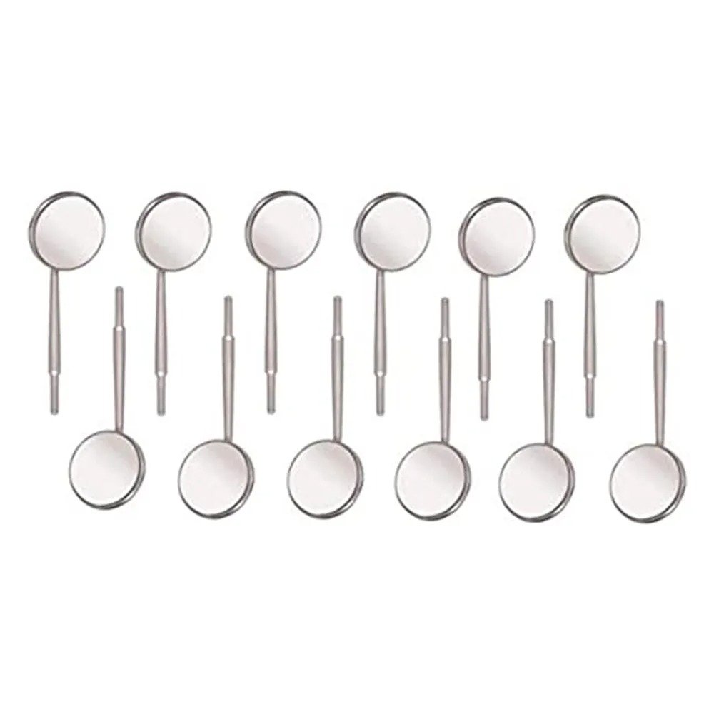Oracraft Plain Mouth Mirror Tops Set Of 12 - MMTP5